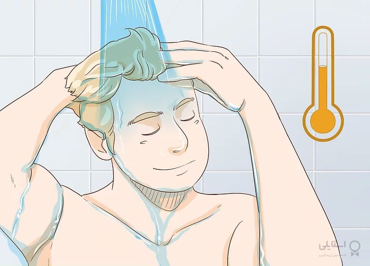 شستن مو با آب ولرم