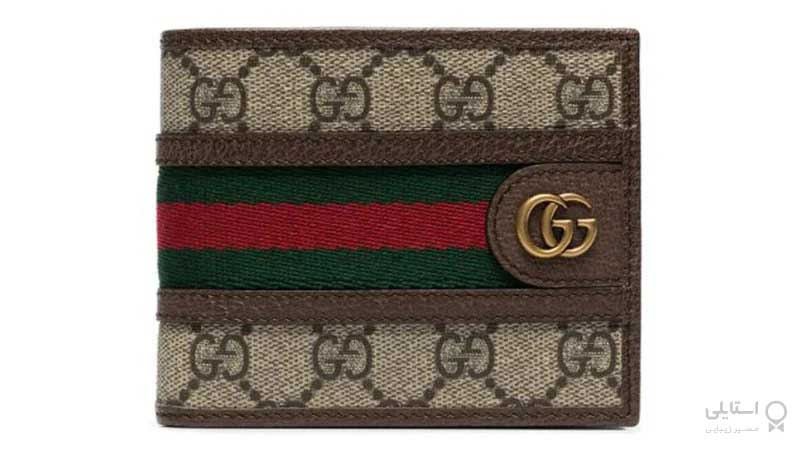 کیف‌پول مدل Gucci Ophidia GG Supreme Wallet