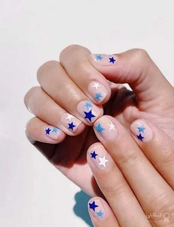 ستاره‌های آبی و سفید