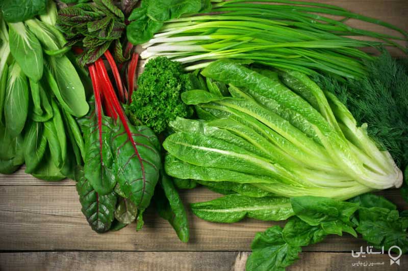 رژیم غذایی سبزیجات برای رشد مو