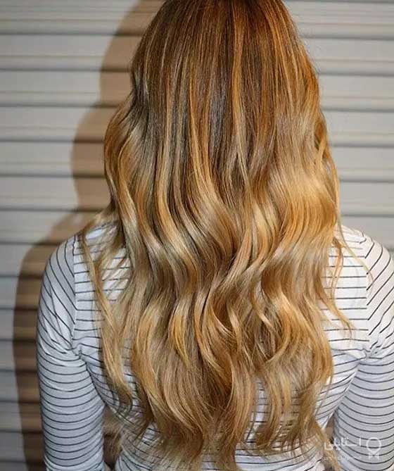 موهای بلوند طلایی