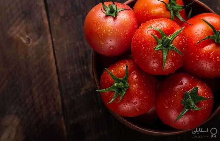 گوجه فرنگی درمان خانگی جوش سر سیاه