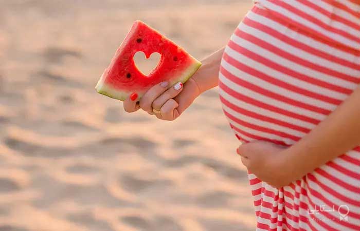هندوانه برای زنان باردار خوب است