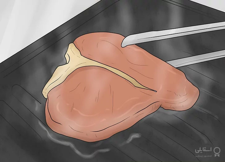 سرخ کردن گوشت