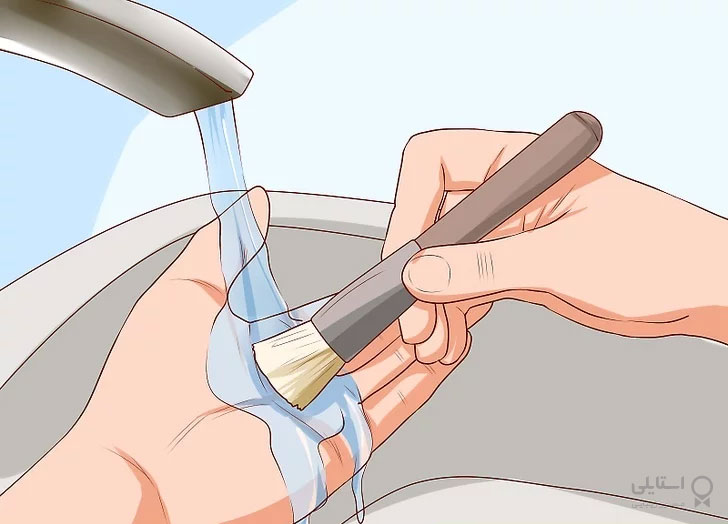 شستن براش‌های آرایشی