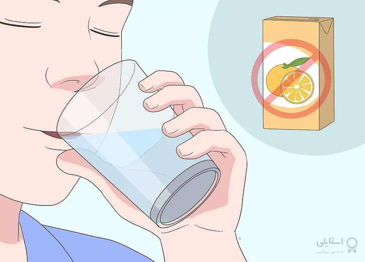 نوشیدن آب - نوشیدن آب پرتقال ممنوع