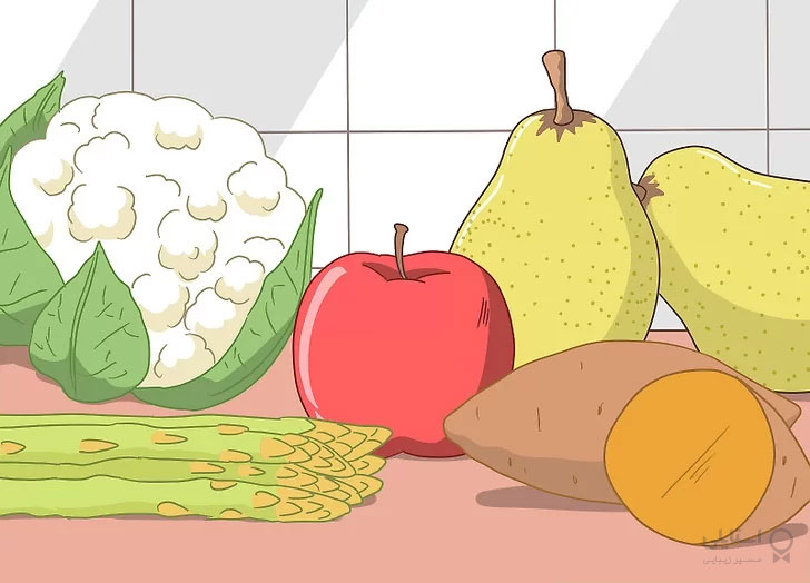 میوه و سبزیجات خام را بیشتر مصرف کنید