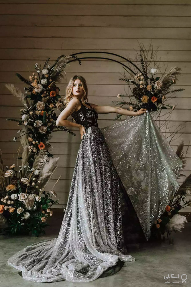 مدل لباس عروس شاین دار