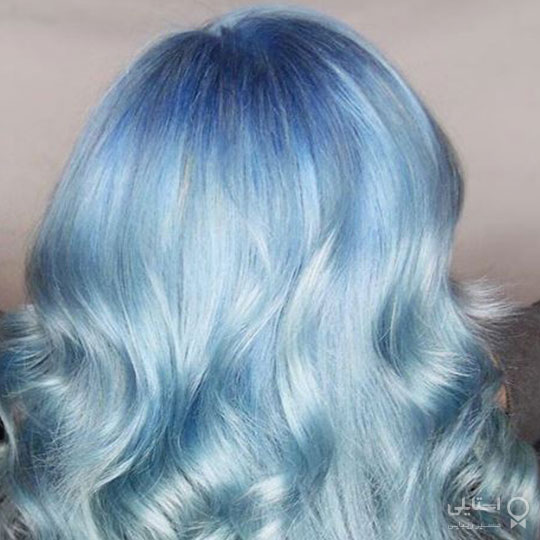 رنگ موی آبی آسمانی