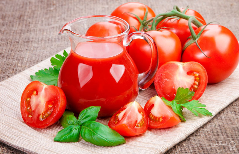 گوجه فرنگی- آب گوجه فرنگی