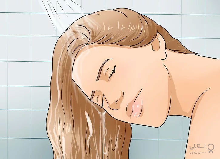 آبکشی کردن مو